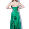 Rochie de Vară Elegantă, Verde cu Imprimeu Floral