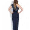 Rochie de Seară Asimetrică cu Detalii Strălucitoare