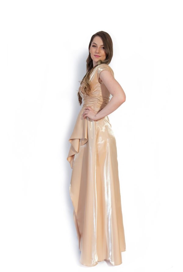 Rochie de Seară cu Drapaj Asimetric