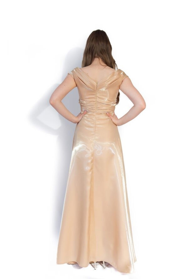 Rochie de Seară cu Drapaj Asimetric