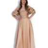 Rochie de Seară cu Mâneci Bufante