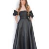 Rochie de Seară cu Mâneci Bufante