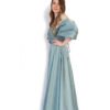 Rochie de Seară cu Mâneci Bufante