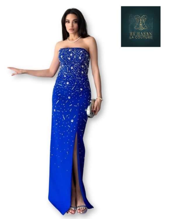 Rochie de Seară cu Detalii Strălucitoare