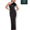 Rochie de Seară Asimetrică negru