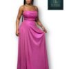 Rochie de Seară Elegantă Fuchsia Metalizat