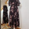 Rochie vaporoasa imprimeu floral