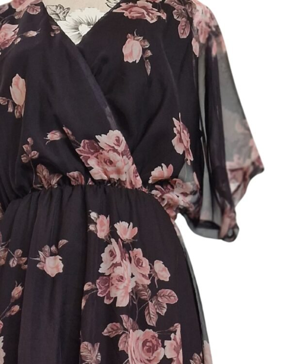 Rochie vaporoasa imprimeu floral