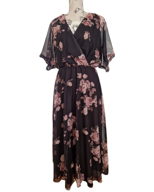 Rochie vaporoasa imprimeu floral